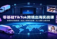 【软件展示】零基础TikTok跨境出海实战课：软硬件环境搭建，选品上架物流直播，达人建联全套实操