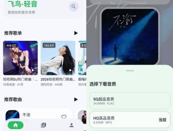 【APP下载】飞鸟·轻音v2.0.0 三平台曲库聚合