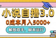 【APP下载】小说自撸3.0，解放双手，不浪费时间，适合大众