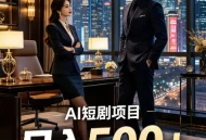快手AI短剧自动发布，矩阵批量运营变现，轻资产副业项目，日入500+