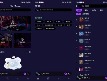 【APP下载】Fly音乐-Plus 收录全球歌曲资源